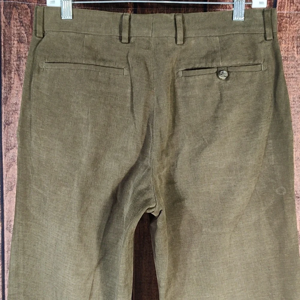 32x32 Vtg Brown Twill Mens Chino Excellent Condition